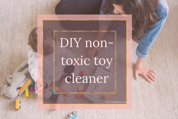DIY non-toxic toy cleaner