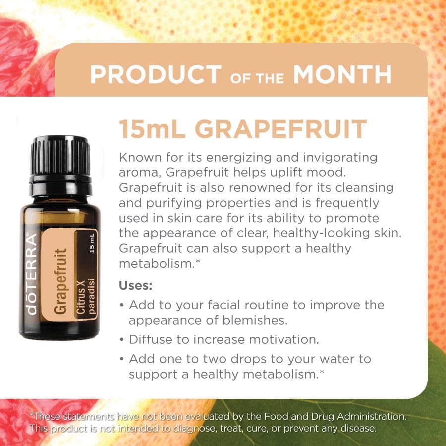doterra product of the month January - grapefruit