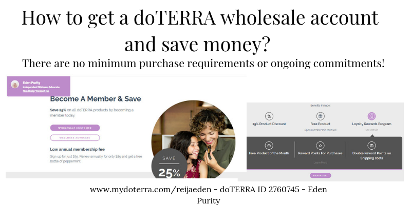 how to get doterra wholesale account
