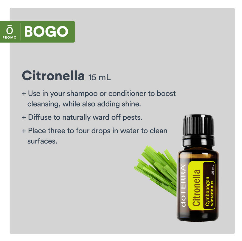 doterra citronella essential oil benefits